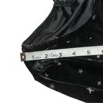 Wild Fable Black Long Sleeve Velvet Celestial Stars Moons Sun Silver Metallic S Photo 6