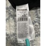 Desigual  Jamil‎ Geometric Short Sleeve Cardigan Tank Top Combo Small Black Red Photo 6