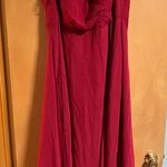 Azazie  Burgundy Maxi Dress Photo 0