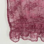 Unif Limited too vintage Y2K pink boho off the shoulder pink lacy blouse size medium Photo 5