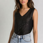 Joseph A Vintage 90s  sparkling sequin sweater Photo 0