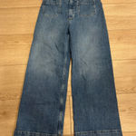 Pilcro  x Anthropologie Skipper High Waisted Wide Leg Jeans Medium Wash Size 27 Photo 0