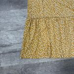 Banana Republic Flounce Shift Knit Dress Tunic Womens S Petite Honey Orange Photo 1