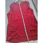 Chico's Hi Low Tunic Womens Top Sz 1/Med Long Sleeve Button Cuffs Lagenlook Y2K Photo 4