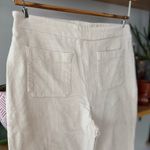 Self Esteem Ecru Ivory Front Pocket Corduroy Straight Leg Flare Pants Size Large Photo 4