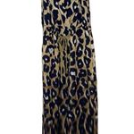NWOT Manning Cartell Born Free Leopard Print Tie Waist Maxi Dress Size 0 Tan Photo 4