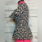 Prómesa Floral Black Blouse Photo 1