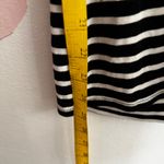 Merona Black Striped Turtleneck Top Minimalist Y2K Grunge Retro 2000s Medium Photo 4