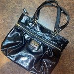Coach  Poppy Black Patent Leather Daisy Tote Photo 0