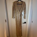 JLUXLABEL  Sequin Holiday Wrap‎ Dress, Small Photo 9