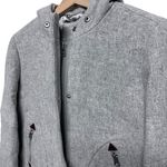 J.Crew Chateau Parka 4 Stadium Cloth Nello Gori Hooded gray Full Zip coat Photo 11