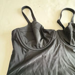 Aerie  Bustier one piece swimsuit with belt black medium Photo 4