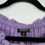 Torrid  Purple Peplum Boho Tank Top Womens 2X Beachy Summer Blouse Casual Photo 1