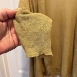 Bryn Walker Cardigan Jacket Womens Large Linen Gold Open Lagenlook Boho Beach Photo 5