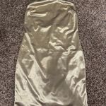 Satin Gold Dress Photo 0