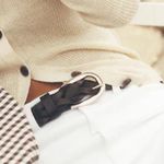 Madewell Brown Braided Leather Belt Size Medium-Large Photo 2