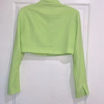 We Wore What  lime green wide leg pant suit and jacket size 4 Photo 15