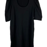 Chico's NWT  Zenergy Black French Terry Puff Elbow Sleeve Dress Size 16 $99 Photo 0