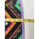 Wesc Milch Zigzag Fleece Pullover‎ Women's Medium Colorful 1/4 Zip Purple Photo 6