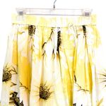 H&M Sunflower Yellow Floral Print Coastal Crop Top Skirt Set Small Medium Photo 4