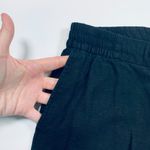 Old Navy  Black Linen Blend Wide Leg Lounge Pant XS Photo 2