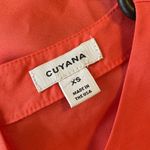 Cuyana Poplin Top Coral Short Sleeve Crew Neck Blouse XS Photo 2