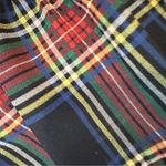 J.Crew Edie Stewart Tartan Plaid Ruffle Top Festive Blouse C28 Photo 5