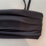ZARA NWOT!  Black Pleated Crop Top Photo 2