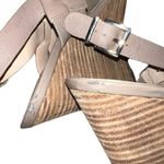 Sole Society  4 inch “Jenny” wedge heel sandal in taupe women’s size 8 Photo 6