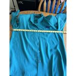 Vintage 90s Two Piece Lifestyle Green Pant And Jacket Set Open Front Shoulderpad Size 14 Photo 13