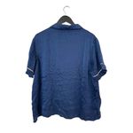 Eberjay Eberjey XL Inez Washable Silk Short Pajamas FULL SET‎ Navy Champagne Loungewear Photo 4