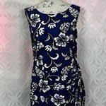 Passion Hawaii Original Classic Hibiscus Mock Wrap Hawaiian Sarong Dress Size L Blue Size L Photo 0
