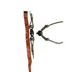 Hunter Green Gem Rhinestone Bracelet Necklace Set Vintage 70s 80s 90s Jewelry Pe Photo 2