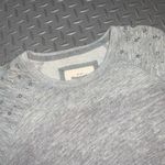 Abercrombie & Fitch Diamond embellished gray sweater bedazzled boho preppy casual holiday classic Photo 2