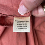 Cielo Swiss dot and eyelet blouse terracotta orange size small medium Photo 6