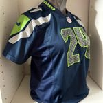 Nike Seattle Seahawks #24 marshal lynch jersey, stitched on field jersey, size med Photo 6
