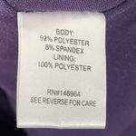 NWT MAIA Ruffle Hem Scuba Sheath Cocktail Dress‎ Size 8 in Plum Purple Photo 7