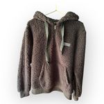 Simply Southern  Black Sherpa Quarter zip Hoodie Photo 2