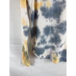 Sweet Romeo NWOT  Storm Tie Dye Waffle Knit Thermal Top w Thumb Holes XS Photo 3