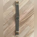 Bulova  Ladies Watch Rare Vintage Mesh Bracelet Diamond in Black Dial Photo 4