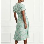 Hill House NWOT  Lily Dress Size XS Linen Midi Shirt Dress in Laura Rose Floral Photo 6