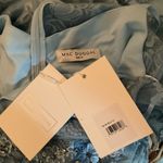 Mac Duggal  68192  Blue Embroidered Applique Wrap Over Flutter Sleeve Gown Photo 13