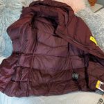 32 Degrees Heat PufferJacket Ski  Winter Coat Lightweight Burgundy Maroon Small Photo 9