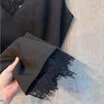 Bar III  Womens Lace Trim Bodycon Dress, Black, size 12 Photo 3