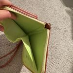 Spartina  449 Wristlet Linen Leather Floral Boho Wallet Clutch 7.5"x 5" Photo 4