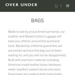 Over Under Shoulder Bag handcrafted in USA 100% Leather Bag Photo 14