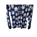Hanna Andersson Blue Abominable Snowman Henley Pajama Shirt Size Medium Photo 2