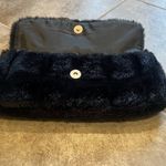 XOXO faux fur vintage 90’s small black handbag purse clutch Photo 6