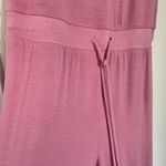 Lulus Pink Sleeveles Waist Tie Lounge Jumpsuit XS NWT Photo 5