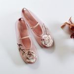 Jeffrey Campbell NEW Swan Mesh Flower Flats Pink Embroidered Balletcore Shoes Photo 1